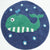 Sea Creatures Floor Rug (80cm round)