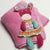 3D Giraffe Pink Fleece Blanket (75 x 100cm)