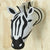 Zebra Head 3D Wall Hanging