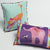 Peacock Princess Square Cushion (40 x 40cm)