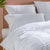 Barlow White European Pillowcase