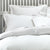 Deluxe Waffle White European Pillowcase