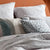 Perry Grey European Pillowcase