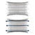 Trace White Cushion (35 x 55cm)
