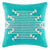 Channing Teal Square Cushion (50 x 50cm)