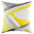Fraction Yellow Square Cushion (45 x 45cm)