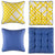 Loko Yellow Square Cushion (50 x 50cm)