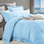 Pearl Blue Cotton Rich 1200TC Quilt Cover Set