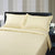 Hotel Quality 375TC Cotton Striped Cream Quilt Cover Set