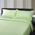 Hotel Quality 375TC Cotton Striped Mint Quilt Cover Set