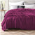 Super Warm Winter Mink Blanket Magenta Purple 750GSM