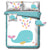 Baby Blue Whale Comforter Set