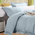 Bamboo 400TC Pearl Blue Quilt Cover Set