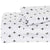 Crosses Charcoal Printed Cotton Sheet Set