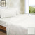 Diamond Check Sateen 1350TC White Quilt Cover Set