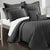 Interlace Vine Charcoal 9pce Comforter Set