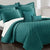 Interlace Vine Teal 9pce Comforter Set