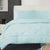 Mink Flannel Aqua Comforter Set