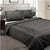 Classic Pintuck Charcoal Quilt Cover Set