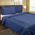 Pintuck Royal Blue 225TC Quilt Cover Set