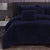 Shaggy Fleece Midnight Blue Comforter Set