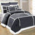Soho Sherpa Charcoal Comforter 7pce Set