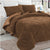 Teddy Fleece Camel Comforter Set