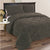 Teddy Fleece Charcoal Comforter Set