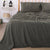 Teddy Fleece Charcoal Sheet Set