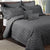 Ultrasonic Charcoal 9pce Comforter Set