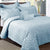Ultrasonic Steel Blue 9pce Comforter Set