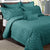 Ultrasonic Teal 9pce Comforter Set