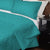 Ultrasonic Teal Coverlet Set