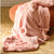 Milly Soft Pink Throw (127 x 152cm)