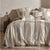 Calder Oatmeal Bed Cover (260 x 240cm)