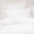 Nara White European Pillowcase