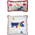 Farmyard Embroidered Square Cushion Cover (45 x 45cm)
