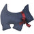 Henry 3pc Navy Dog Rattle