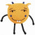 A Monsters Yellow Crochet Toy Cushion