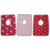 Scarlet 6pce Square Bib Set