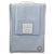 Blue Cotton Poplin 3pce Cot Sheet Set