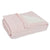 Cable Knit Sherpa Blanket Blush