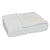 Cable Knit Sherpa Blanket White