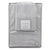 Grey Stripe Jersey 3pce Cot Sheet Set