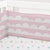 Ice Cream 2pc Full-size Cot Bumper Set