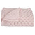 Lattice Baby Shawl Blanket Pink