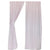 Pink Twill Curtain Pair (includes 2 Tiebacks)