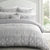 Kamala Silver Quilt Cover Set