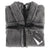 Bath Robe Plush Charcoal