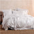 Brenda White Bed Cover (240 x 260cm)
